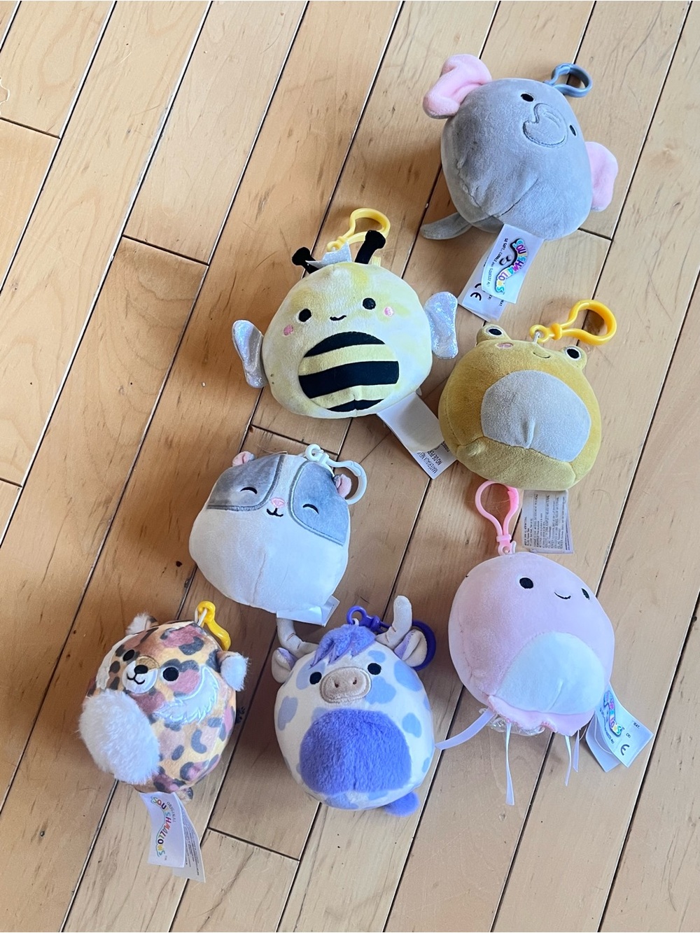 Squishmallow Plush  Clip-On Animal Friends - Assorted Colors